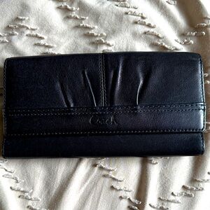 Coach Black Leather Wallet